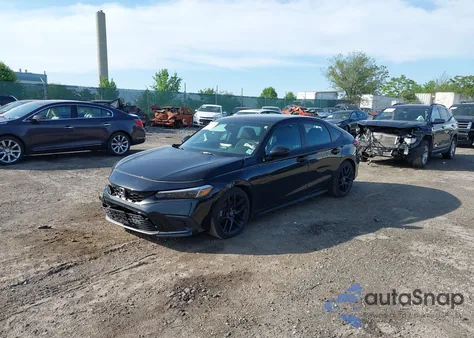 2024 Honda Civic Sport из США, поврежденный, VIN 19XFL2H80RE016694